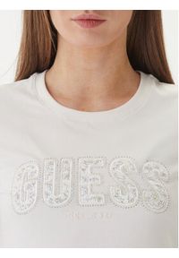 Guess T-Shirt W5GI04 J1314 Biały Slim Fit. Kolor: biały. Materiał: bawełna #4