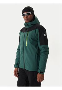 Quiksilver Kurtka snowboardowa Titano EQYTJ03513 Zielony Slim Fit. Kolor: zielony. Materiał: syntetyk. Sport: snowboard #1