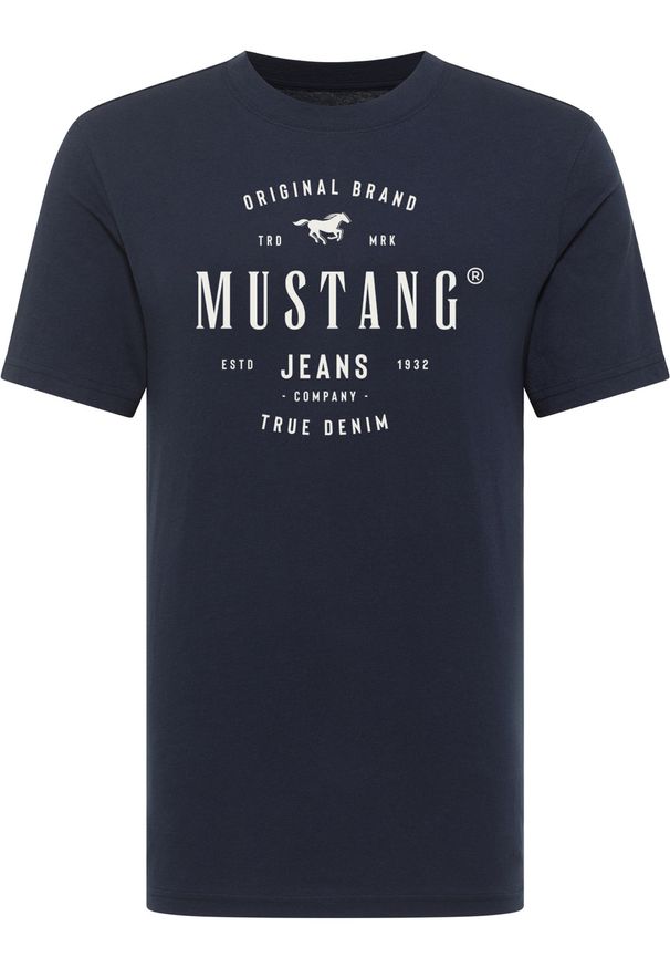 Męski T-Shirt Mustang Style Alex Dark Sapphire 1017331 4136