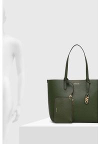 MICHAEL Michael Kors torebka skórzana dwustronna kolor zielony. Kolor: zielony. Materiał: skórzane. Rodzaj torebki: na ramię #5