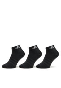 Adidas - adidas Skarpety Niskie Unisex Cushioned Sportswear Ankle Socks 3 Pairs IC1277 Czarny. Kolor: czarny. Materiał: bawełna