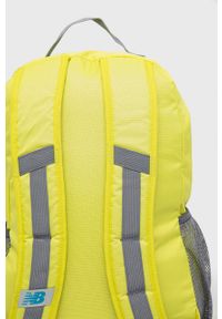 New Balance Plecak LAB11107SYE kolor żółty duży z nadrukiem. Kolor: żółty. Wzór: nadruk #5
