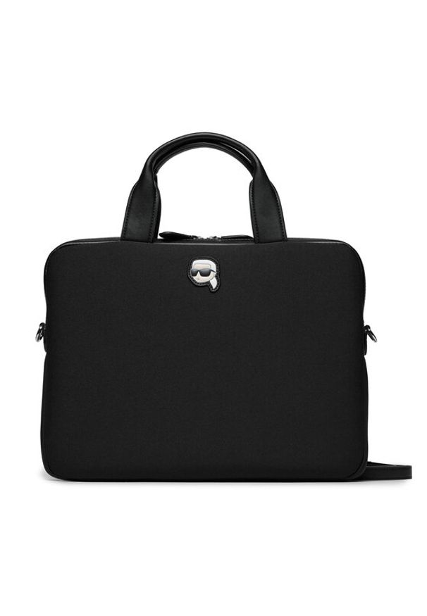 Karl Lagerfeld - KARL LAGERFELD Torba na laptopa 235W3262 Czarny. Kolor: czarny. Materiał: materiał