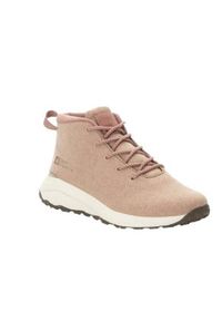 Buty do chodzenia damskie Jack Wolfskin Campfire Mid Wool. Zapięcie: sznurówki. Kolor: beżowy. Materiał: guma, bawełna, tkanina. Szerokość cholewki: normalna. Sport: turystyka piesza