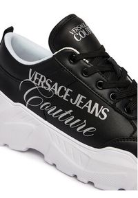 Versace Jeans Couture Sneakersy 80VA3SC1 ZPB69 899 Czarny. Kolor: czarny. Materiał: skóra #5
