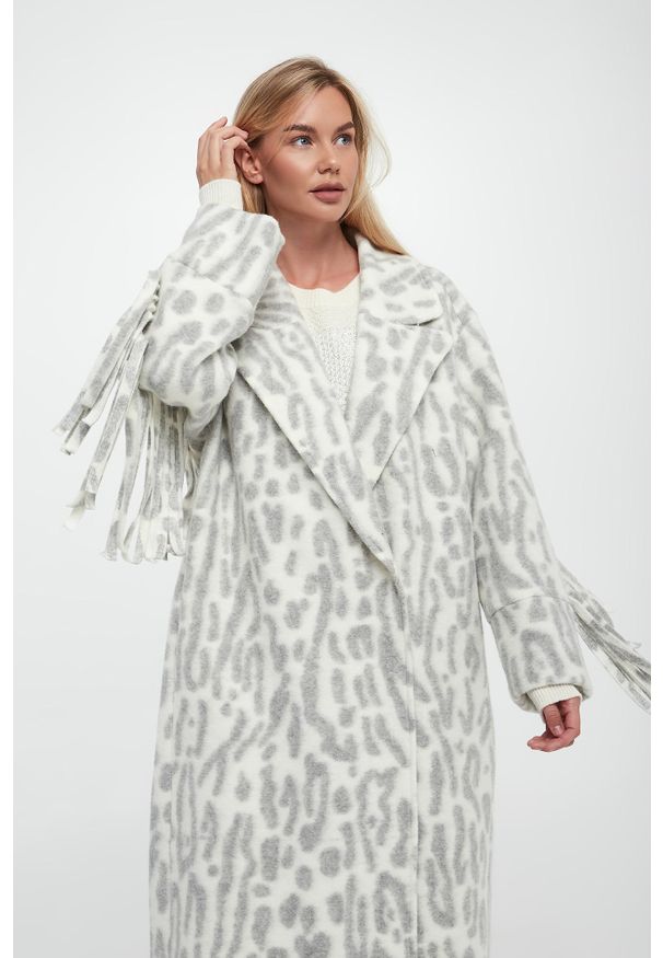 Sportalm - Płaszcz damski wełniany z moherem SPORTALM. Materiał: moher, wełna