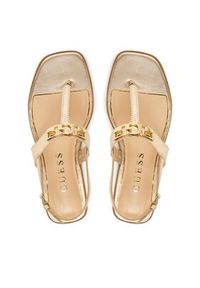 Guess Sandały FLJRMY LEM03 Złoty. Kolor: złoty. Materiał: skóra #3
