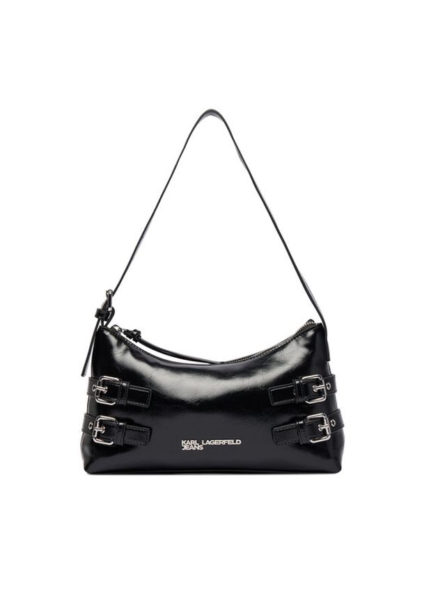 Karl Lagerfeld Jeans Torebka B1W30156 Czarny. Kolor: czarny. Materiał: skórzane