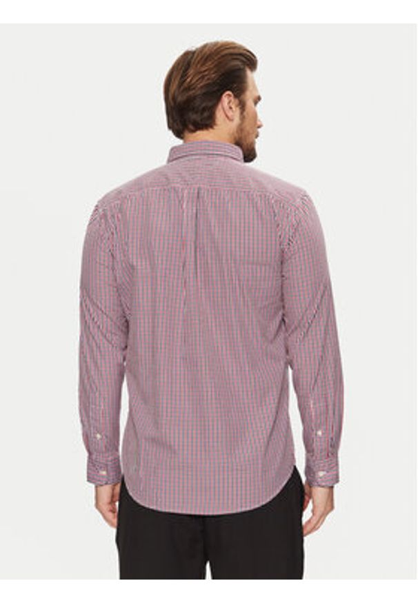 TOMMY HILFIGER - Tommy Hilfiger Koszula Gingham MW0MW37548 Czerwony Regular Fit. Kolor: czerwony. Materiał: bawełna