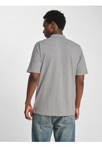 Polo Hummel Mover. Typ kołnierza: polo. Kolor: szary. Materiał: bawełna. Styl: elegancki, sportowy #2