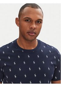 Polo Ralph Lauren T-Shirt 714899612006 Granatowy Regular Fit. Typ kołnierza: polo. Kolor: niebieski. Materiał: bawełna #5