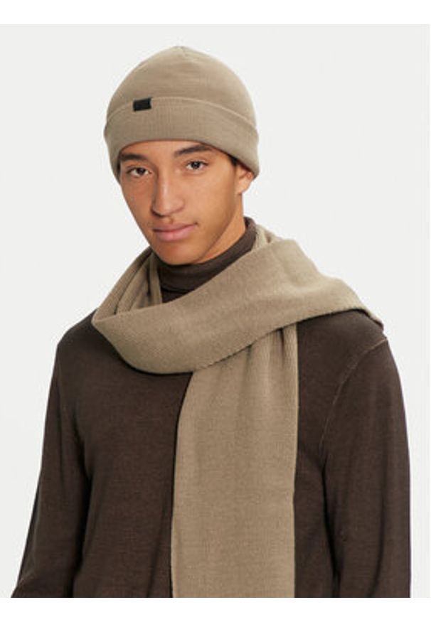 Jack & Jones Zestaw Szalik i Czapka 12163827 Zielony. Kolor: zielony. Materiał: akryl