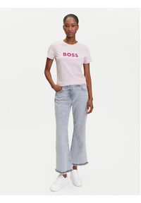 BOSS T-Shirt C_Elogo_5 50501139 Różowy Regular Fit. Kolor: różowy. Materiał: bawełna #4