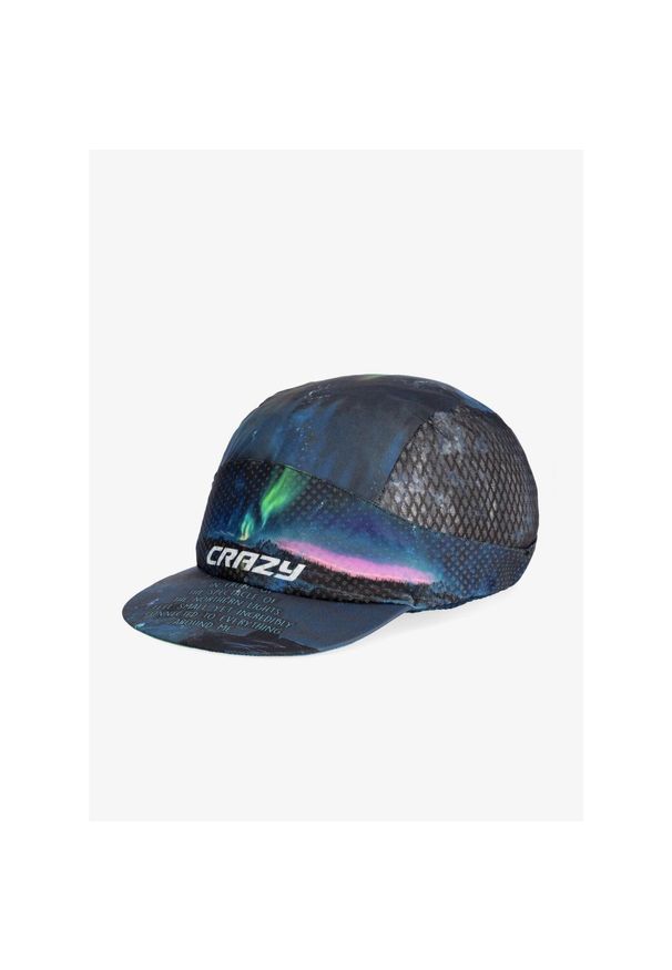 CRAZY - Czapka do biegania Crazy Pacman Cap Run - watercolor. Kolor: niebieski. Styl: sportowy