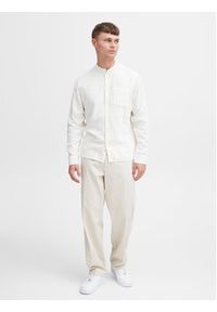 !SOLID - Solid Koszula 21106997 Biały Regular Fit. Kolor: biały. Materiał: len #4