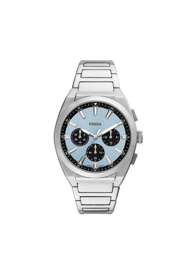 Fossil Zegarek Everett Chronograph FS6105 Srebrny. Kolor: srebrny
