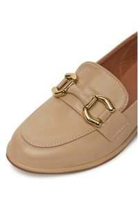 DeeZee Loafersy Y066 Beżowy. Kolor: beżowy. Materiał: skóra #4