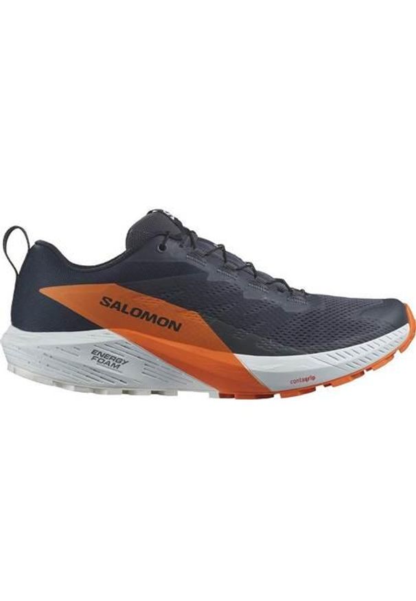 salomon - Buty do biegania męskie Salomon Sense Ride 5 Gtx Gore-tex. Kolor: niebieski. Materiał: materiał, syntetyk. Szerokość cholewki: normalna. Technologia: Gore-Tex. Sport: bieganie