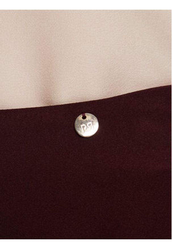 Rinascimento Spódnica trapezowa CFC0125080003 Bordowy Regular Fit. Kolor: czerwony. Materiał: syntetyk