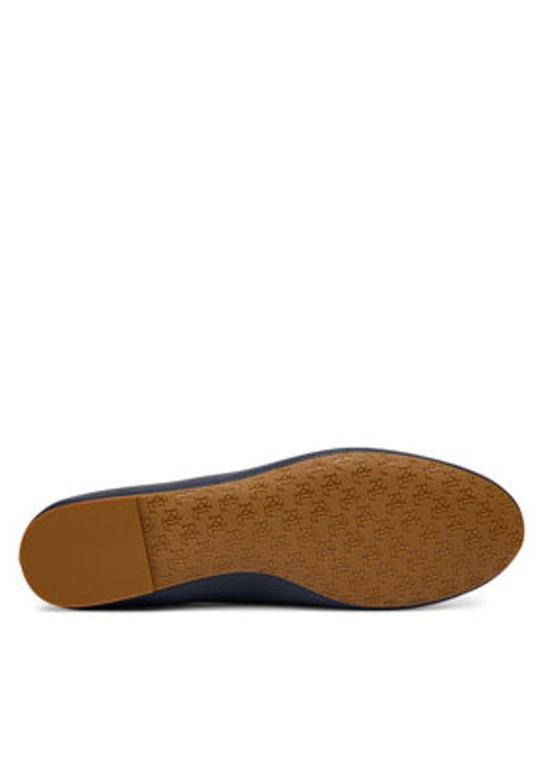 Lauren Ralph Lauren - LAUREN RALPH LAUREN Baleriny Jayna 802940728004 Granatowy. Kolor: niebieski. Materiał: skóra