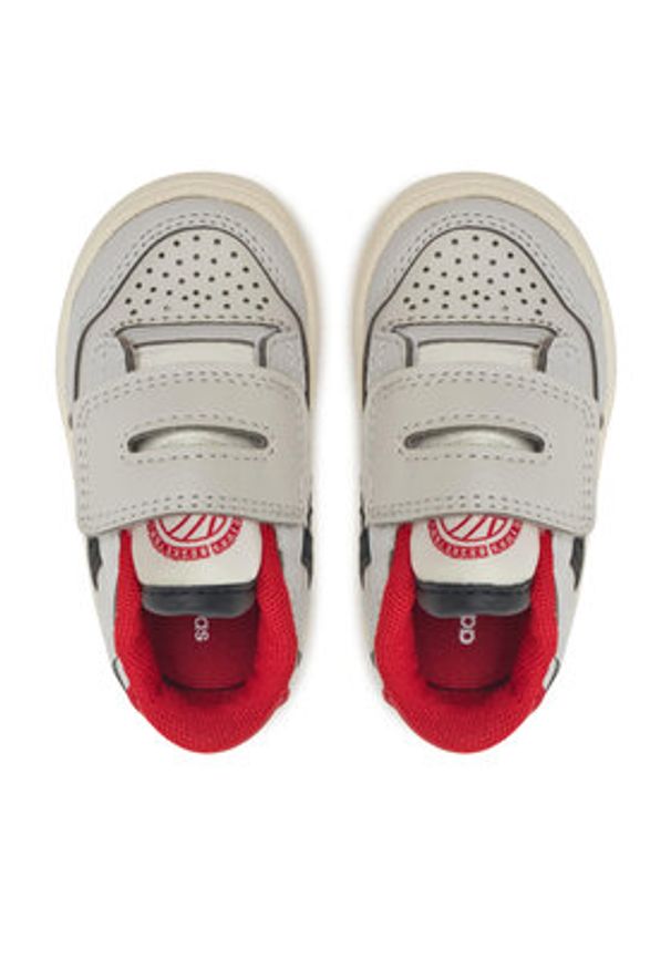 Adidas - adidas Sneakersy Rapid Court JS0638 Szary. Kolor: szary. Materiał: skóra