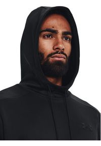 Under Armour Bluza UA Armour Fleece Hoodie 1373353 Czarny Regular Fit. Kolor: czarny. Materiał: syntetyk #4