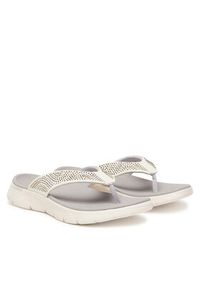 skechers - Skechers Japonki 140184/WHT Biały. Kolor: biały. Materiał: materiał #3