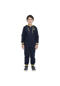 LEONE 1947 APPAREL - Witamy dziecięcy dres z kapturem. Okazja: na uczelnię. Kolor: niebieski. Materiał: dresówka. Styl: sportowy