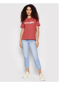 Wrangler T-Shirt W7N4GHXGH 112146409 Czerwony Regular Fit. Kolor: czerwony. Materiał: bawełna #5