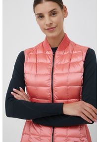 Refrigiwear - RefrigiWear bezrękawnik puchowy damski kolor różowy przejściowy. Kolor: różowy. Materiał: puch. Długość rękawa: bez rękawów. Wzór: gładki #3
