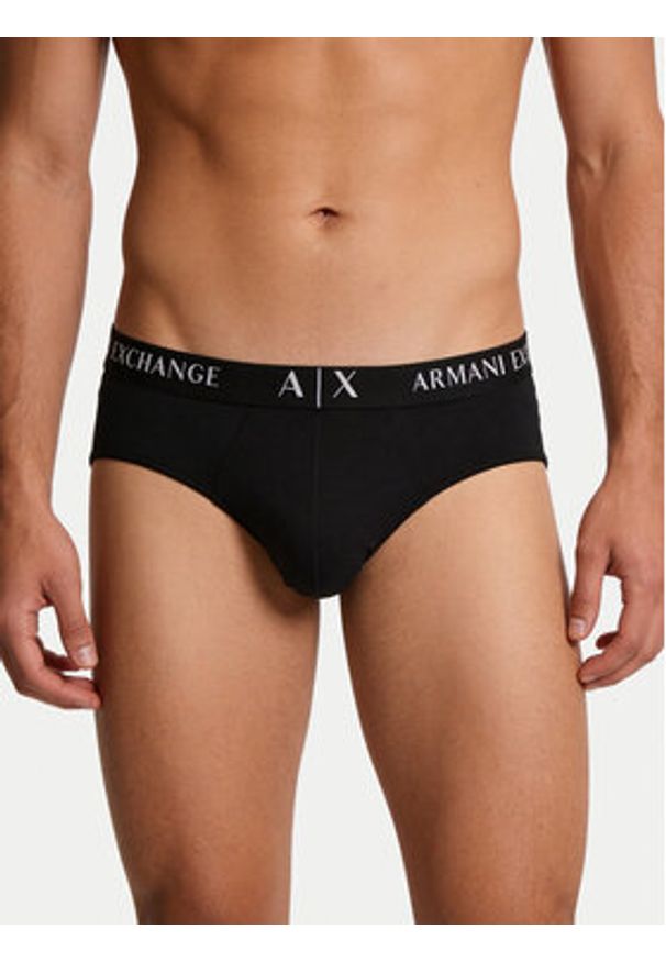 Armani Exchange Komplet slipów XM000870 AF13682 MC061 Czarny. Kolor: czarny. Materiał: bawełna