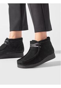 Clarks Botki WallabeeEvoBt 261747434 Czarny. Kolor: czarny. Materiał: zamsz, skóra #4