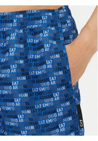 EA7 Emporio Armani Szorty kąpielowe 7M000510 AF13059 FB067 Niebieski Regular Fit. Kolor: niebieski. Materiał: syntetyk #4