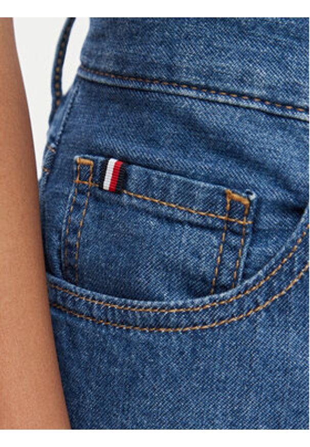 TOMMY HILFIGER - Tommy Hilfiger Jeansy 70'S WW0WW52156 Niebieski Wide Leg. Kolor: niebieski