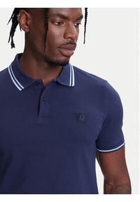 United Colors of Benetton - United Colors Of Benetton Polo 3F9HU302E Granatowy Regular Fit. Typ kołnierza: polo. Kolor: niebieski. Materiał: bawełna #5