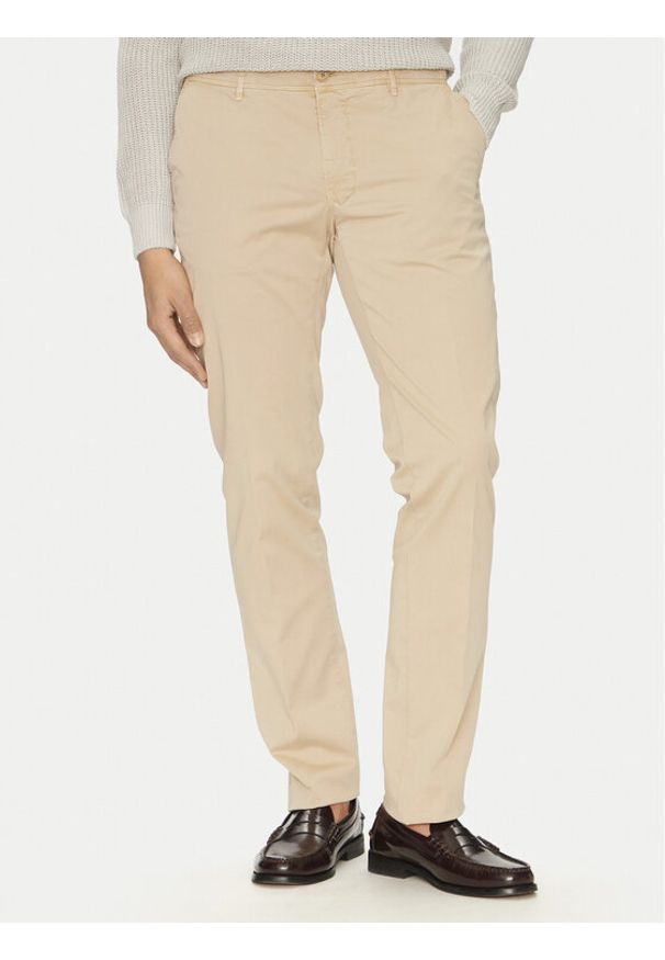 Marciano Guess Spodnie materiałowe 5GHB26 2322Z Beżowy Regular Fit. Kolor: beżowy. Materiał: bawełna
