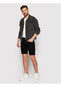 Levi's® Szorty jeansowe 405™ 39864-0037 Czarny Standard Fit. Kolor: czarny. Materiał: jeans, bawełna #5