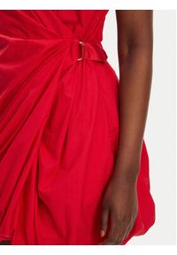 Pinko - PINKO Sukienka koktajlowa Elliot 105215 A2LD Czerwony Regular Fit. Kolor: czerwony. Materiał: bawełna. Styl: wizytowy #4