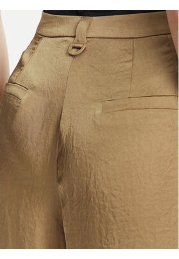Marella Spodnie palazzo Silico 2513131125 Beżowy Wide Leg. Kolor: beżowy. Materiał: acetat