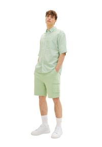 Tom Tailor Denim Koszula 1034920 Zielony Regular Fit. Kolor: zielony. Materiał: bawełna, denim #3