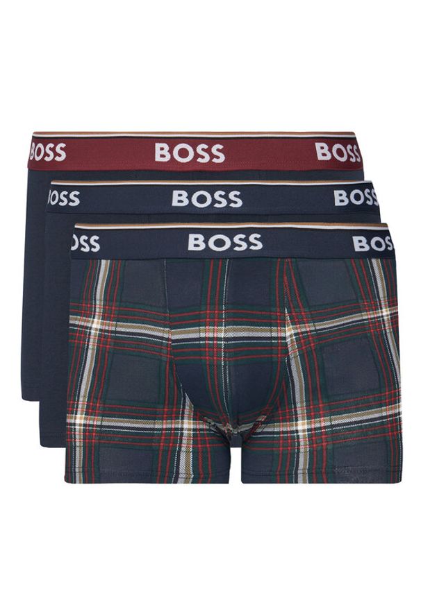 BOSS Komplet 3 par bokserek 50531701 Kolorowy. Materiał: bawełna. Wzór: kolorowy