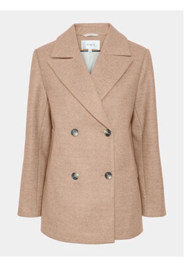 YAS Płaszcz przejściowy Ignite 26032855 Beżowy Regular Fit. Kolor: beżowy. Materiał: syntetyk