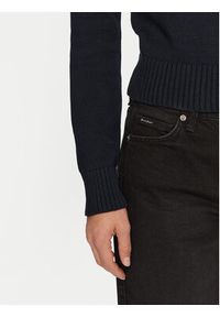 Guess Jeans Sweter W4BR10 Z3HM1 Niebieski Regular Fit. Kolor: niebieski. Materiał: bawełna #5