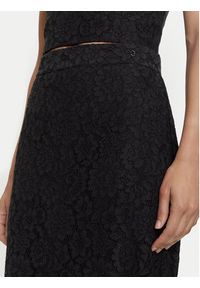 Guess Spódnica midi W5YD12 WHD00 Czarny Regular Fit. Kolor: czarny. Materiał: syntetyk #4
