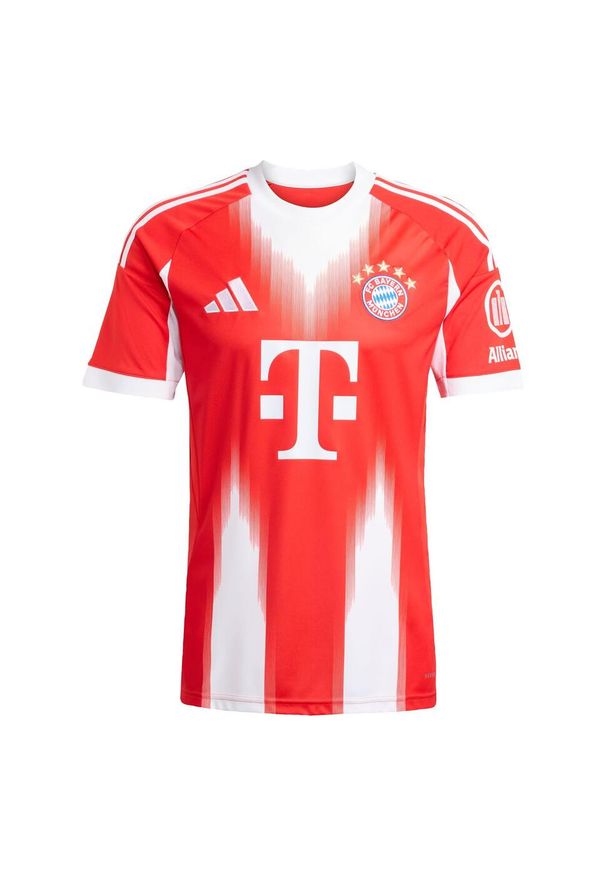 Adidas - Koszulka FC Bayern 25/26 Home. Kolor: czerwony. Sport: piłka nożna