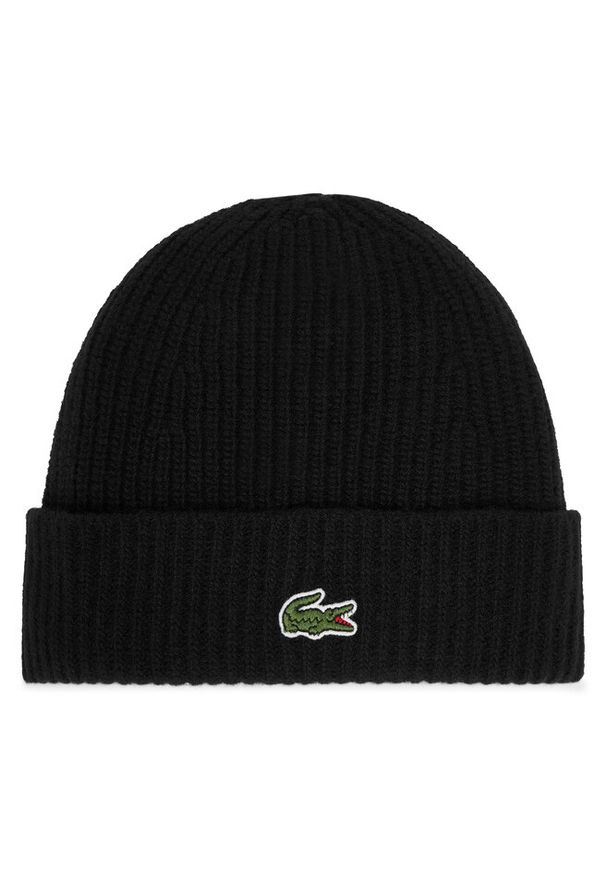 Czapka Lacoste. Kolor: czarny