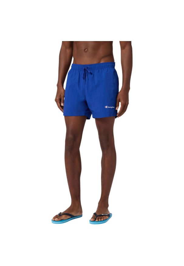 Spodenki kąpielowe męskie Champion Beachshort 219979. Kolor: niebieski