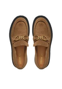 Geox Loafersy D Spherica Ec7 D46VDA 00022 C6372 Brązowy. Kolor: brązowy. Materiał: zamsz, skóra #2