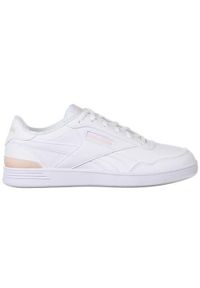 Buty do chodzenia damskie Reebok Court Advance. Kolor: biały, wielokolorowy. Materiał: syntetyk, materiał. Szerokość cholewki: normalna. Sport: turystyka piesza