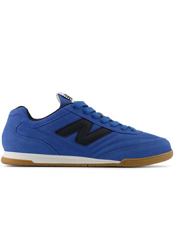 Buty męskie New Balance URC42BA – niebieskie. Okazja: na co dzień. Kolor: niebieski. Materiał: guma, materiał, skóra, syntetyk. Szerokość cholewki: normalna